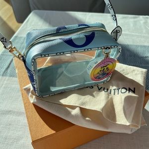 Louis Vuitton
Blue Giant Monogram Coated Canvas and PVC